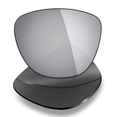 Imagem de Mryok + Lentes de reposição polarizadas para Oakley Frogskins Mix OO9428 - Titânio prateado