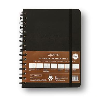 Imagem de Planner Wire-O Clássica Financeiro A5 Preto, Cicero