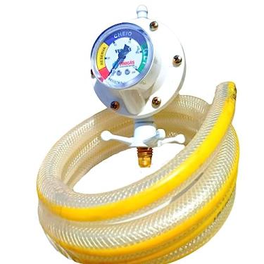 Imagem de regulador registro click top galaxia mangueira pvc 2 metros