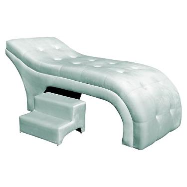 Imagem de Maca Mesa Estética Facial Cílios Sobrancelhas Salão Massagem Veludo Botonê 70 cm - Estopar