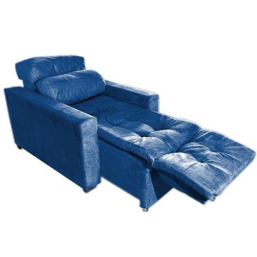 Imagem de Poltrona do Papai Retrátil e Reclinável Madri Marinho