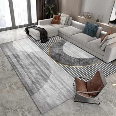 Imagem de Tapete para sala de estar, decoração de quartos, tapetes geométricos, tapete de cabeceira para quarto, sofá para casa, mesa de chá, tapete lateral, flanela 10,180 x 280 cm 71 x 110 pol.