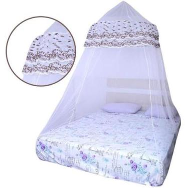 Imagem de mosquiteiro teto casal com bico - dekcasa, rosa