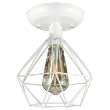 Imagem de Plafon Aramado Diamante Pequeno Branco todos ambientes - CM GLASS - CL