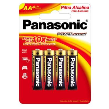 Imagem de Pilha Alcalina Aa Blister Com 4 Lr6xab/4b192 - PANASONIC