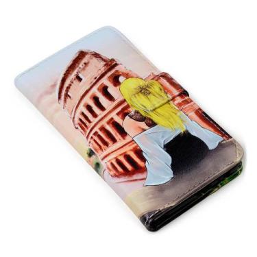 Imagem de Capa carteira estampada roma para moto one fusion plus xt2067 - CELLWA