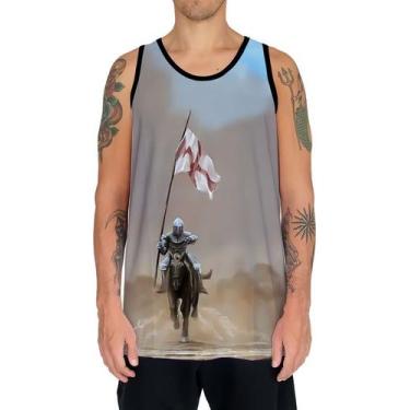 Imagem de Camiseta Regata Cavaleiros Templários Cruzadas Armaduras 2 - Enjoy Sho