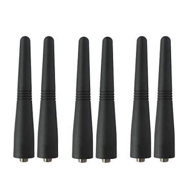 Imagem de 6 x Antenas VHF 136-174MHz Rádio bidirecional Stubby 8.9 cm para Motorola Portátil GP68 GP88 GP88S HT1250 HT750 CP040 CP185 CP200 PR400 SP10 SP21 SP50 Walkie Talkie