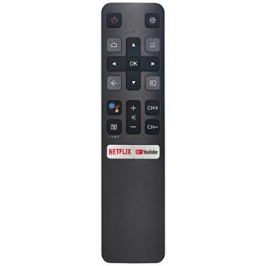 Imagem de SRC802V FNR1 Controle remoto substituído por voz -ALLIMITY- compatível com TCL Android TV Controle remoto LRC802V RC802V 50A443 75A445 55S546 65S546 40S330 32S330 65Q637 55Q637 32S3 34 70S430