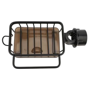 Imagem de Organizador de Torneira de Pia de Cozinha – Suporte de Esponja de Alumínio Ajustável Com Bandeja de Drenagem, Rack de Armazenamento Multifuncional e Gancho para Escovas e Sabão