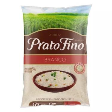 Imagem de Arroz Branco Tipo 1 Prato Fino Pacote 5kg