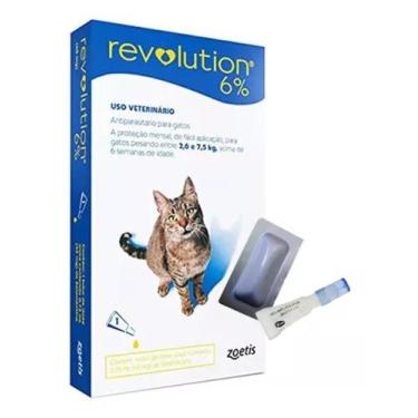 Imagem de Antipulgas Revolution Gatos 2,5 A 7,5 Kg 45mg - 1 Pipeta
