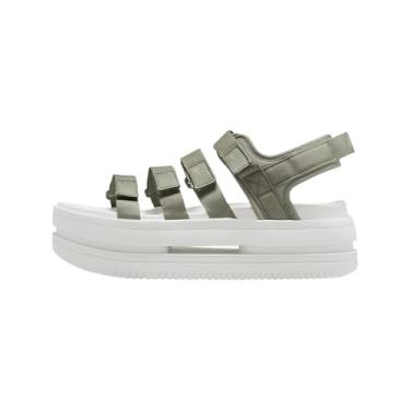 Imagem de Nike Sandálias femininas Icon Classic (DH0224-301, exército leve/vela/horizonte jade), Exército leve/vela/horizonte de jade, 40