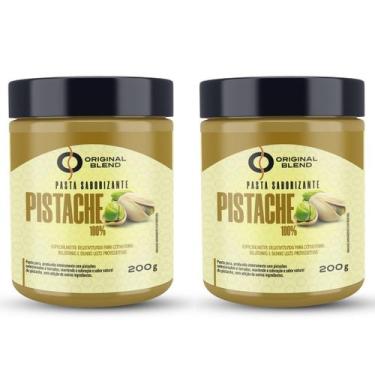 Imagem de Pasta Saborizante Pistache 100% Pura 200g 2x Und Original Blend