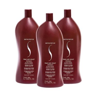 Imagem de Senscience True Hue Violet kit 3 Shampoo 1000ml