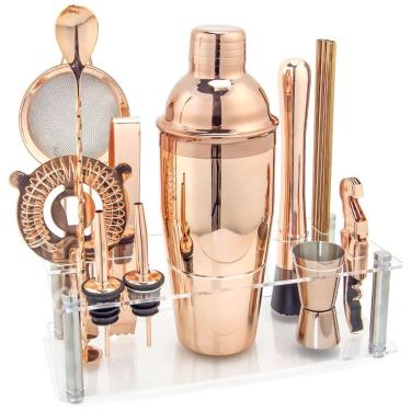 Imagem de Kit Bn Profissional Peças em Alumínio com Suporte, Cor, VG 14 PACK ROSE GOLD, Dourado