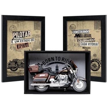 Imagem de Miniatura Moto HD Maisto - Kit Motociclista (Electra Glide)