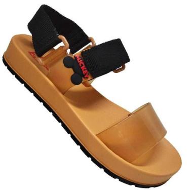 Imagem de Sandália Papete Feminina Adulta Grendene Mickey 18513, Nude, 36