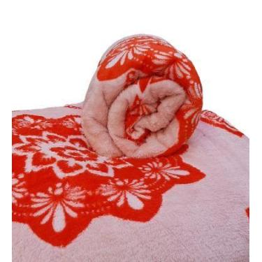 Imagem de Manta de microfibra casal - DYURI, ROSA-ESTAMPADO-VERMELHO, UN