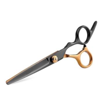 Imagem de Kit Barbeiro Tesoura Profissional P/Cortar Cabelo Pente(KIT COM PENTE NAVALHA)