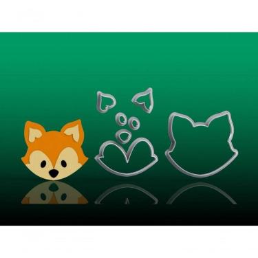 Imagem de Cortador Rosto Raposa Do Bosque Encantado Floresta 8 Cm