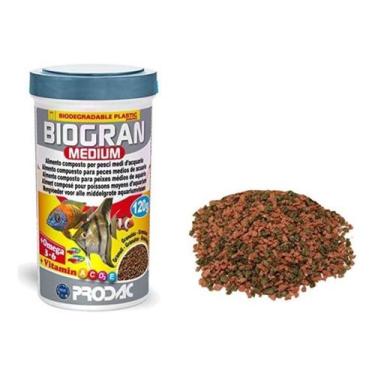 Imagem de Ração Prodac Biogran Medium 120g - Para Água Doce E Marinho