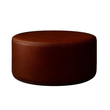 Imagem de Puff Redondo Cartagena 1 Metro material sintético - 7 Decor, Wisky