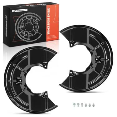 Imagem de A-Premium Escudo contra poeira do freio dianteiro e do lado do passageiro compatível com modelos Buick e Chevrolet - Encore 2013-2022, Trax 2014-2022, conjunto de 2 peças