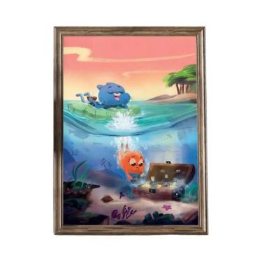 Imagem de Pôster Kawaii Retro De Gumball Em Qualidade HD Para Decoração De Casa,