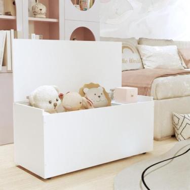 Imagem de Baú 100% MDF Infantil Organizador De Brinquedos De Personagens - Home 