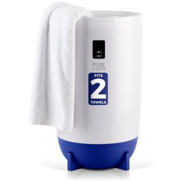 Imagem de Aquecedor de Toalha Elétrico até 2 Toalhas com Desligamento Automático, Temporizador Integrado para 15-60 minutos e Anel de LED