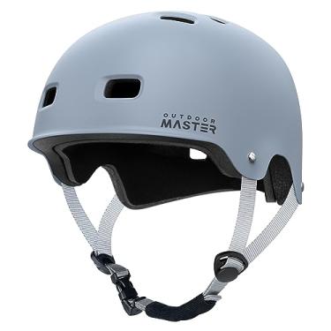 Imagem de OutdoorMaster Capacete de ciclismo para skate - Beetles confortável, capacete de bicicleta para adultos, jovens e crianças - dois forros removíveis, ventilação, multiesportivo, scooter, patins