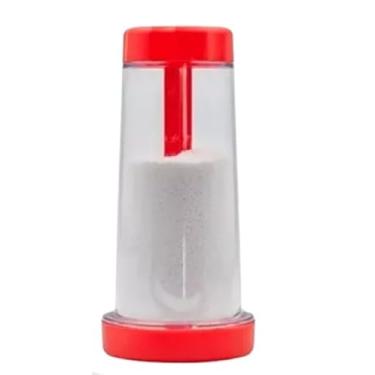 Imagem de Tapioqueira Polvilhador com Peneira e Armazena - Espalhador para Farinha de Tapioca, Queijo Ralado (Vermelho)