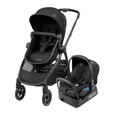 Imagem de Carrinho Travel System Anna Maxi-Cosi Trio com Base - Preto - Infanti 