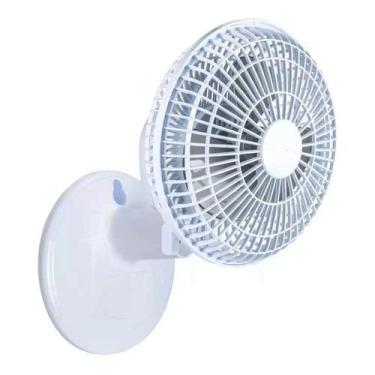 Imagem de Ventilador Mini Turbo 20cm Turbão 20W  Mesa e Parede, 110V, Branco
