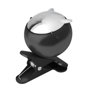 Imagem de Cinzeiro grande com tampa cinzeiro para fixação cinzeiro com tampa cromada moda metal cinzeiro clipe de cinto personalizado