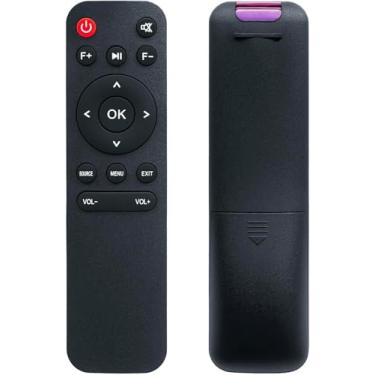 Imagem de JISIZKY Controle remoto de substituição compatível com mini projetor de filmes portátil Lisowod L02, Salange P90A, ONOAYO AY3. (1 unidade)