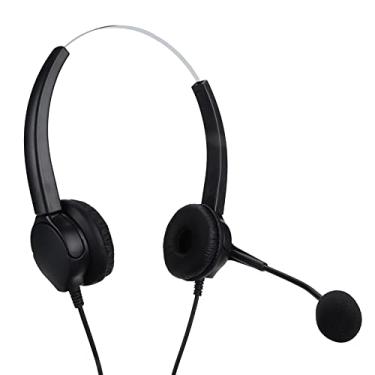 Imagem de RiToEasysports Fones de Ouvido de Call Center Com Cabo Sustentável Com Microfone Profissional para Comunicação Clara, Fones de Ouvido Telefônicos Flexíveis Com Proteção Auditiva para Representantes