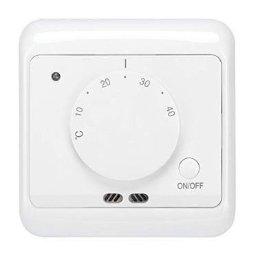 Imagem de GLOGLOW Termostato de Aquecimento Elétrico Mecânico 230V 16A, Controlador de Temperatura Montado na Parede, Faixa de 41-104°F, Ideal para Necessidades Diárias de Hotéis, Escolas e Escritórios