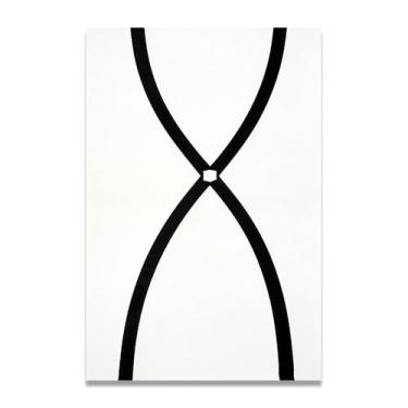 Imagem de Balanced BeautyLienzo Minimalista: Serenidad Paleta Neutra Gran Área Vacía para Espacio Tranquilo 50x75 cm Sem moldura