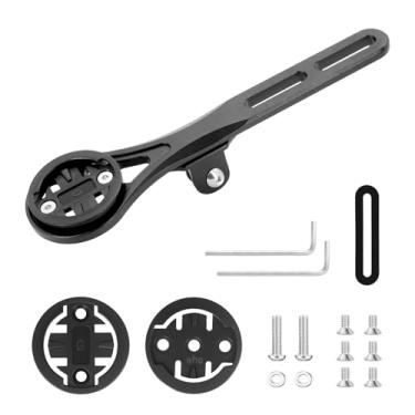 Imagem de BSSOK Bike Aero, suporte integrado para guidão frontal, sistema de guidão integrado, suporte de computador para bicicleta compatível com Garmin, Wahoo, Go Pro