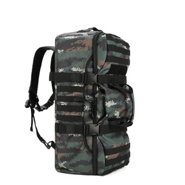 Imagem de Mochila de Viagem com Grande Capacidade Duffel para Camping Múltiplos Compartimentos Tecido Oxford Resistente a Abrasões Alças Ombro em Forma S Ventiladas e Confortáveis Opções Versáteis Transporte An