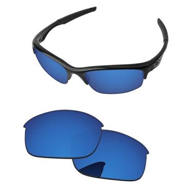 Imagem de PapaViva Lentes de reposição para óculos de sol Oakley Bottle Rocket OO9164 62 mm Deep Water Pro+ antirreflexo polarizado