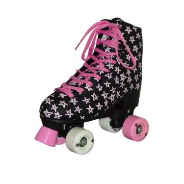 Imagem de Patins Roller Estrelas - Cyclone, Preto, 37