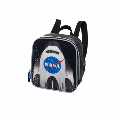 Imagem de Lancheira de Costas Pack Me Nasa Spaceship Preto