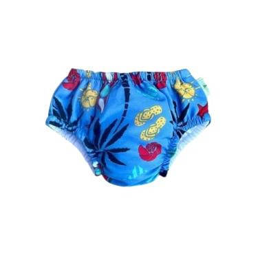 Imagem de Fralda de Banho Reutilizável para Piscina, Sunga de Natação Infantil Richard (12 a 18 Meses)