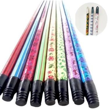 Imagem de Cabo de Vassoura Rodo 1,2m / 120cm MADEIRA Plastificado Com Encaixe de Rosca Universal E Alça Para Pendurar Pendurador