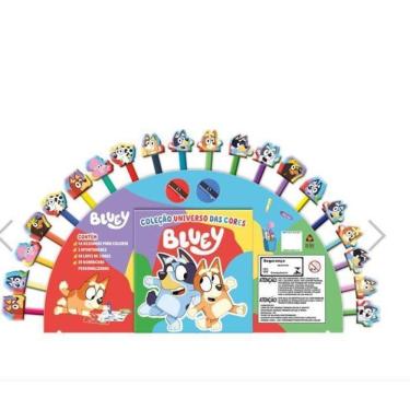 Imagem de Livro Brinquedo Ilustrado Bluey Universo Das Cores