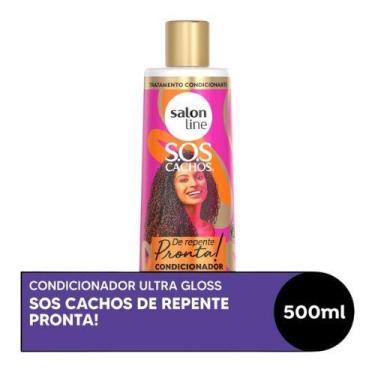 Imagem de Salon line condicionador sos cachos 500ml ultra gloss de repente pront