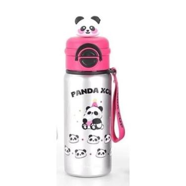Imagem de Garrafa Termica Infantil Panda 550mL de Aço Inox - Garrafa Termica Ino